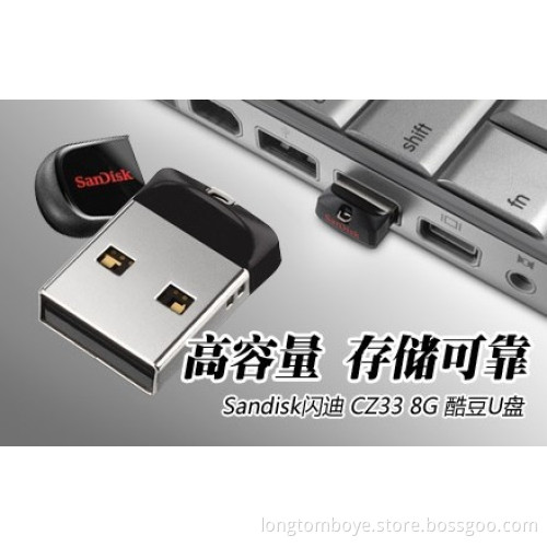 China samllest sandisk CZ33 usb flash drive with full memory